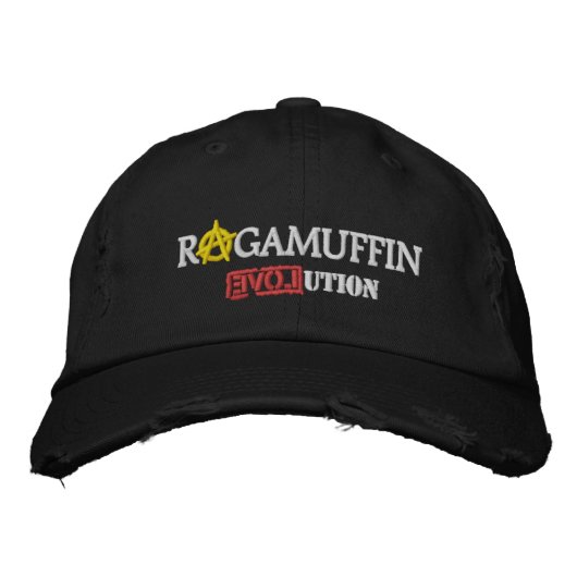 Brodée Casquette de l'évolution Ragamuffin (Devant)