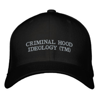 BRODÉE CASQUETTE DE L'IDÉOLOGIE DE LA SANTÉ CRIMINELLE