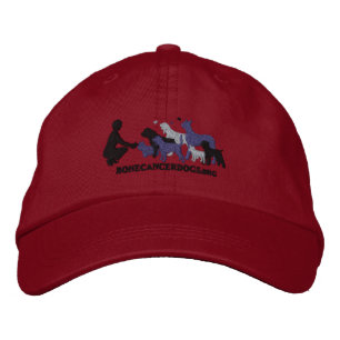 Brodée Casquette de logo gris brodé