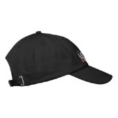 Brodée Casquette de logo noir (Droite)