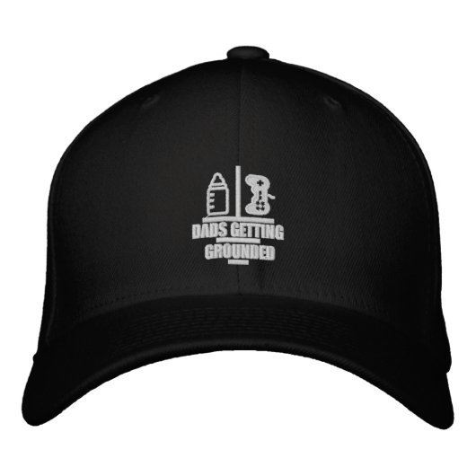 Brodée Casquette de logo pour les papas (Devant)