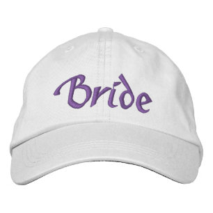 Brodée Casquette de mariée