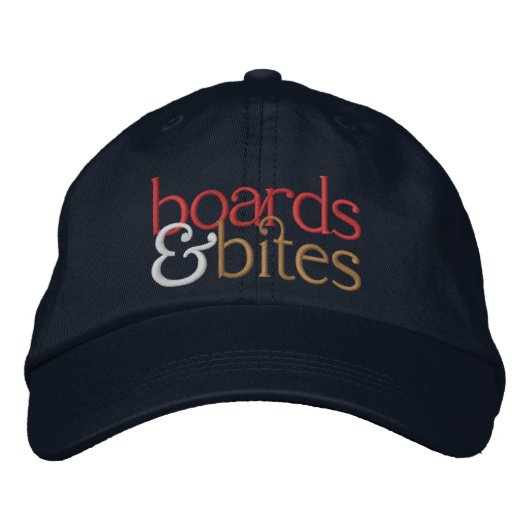 Brodée casquette de marine avec logo (Devant)