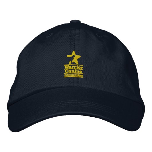 Brodée Casquette de marine brodé Gold WCC (Devant)
