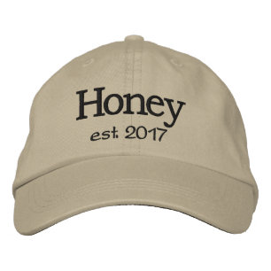 Brodée Casquette de miel - Black Stitch