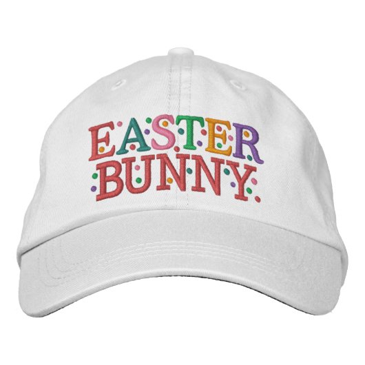 Brodée Casquette de Pâques BUNNY (Devant)