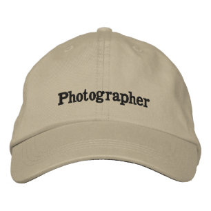 Brodée Casquette de photographe
