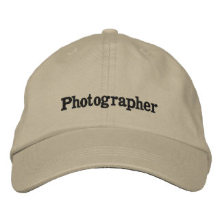 Brodée Casquette de photographe