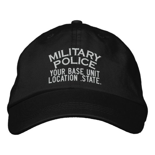 Brodée Casquette de police militaire (Devant)