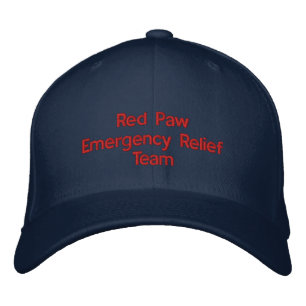 Brodée Casquette de réponse Red Paw