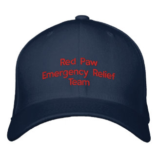 Brodée Casquette de réponse Red Paw