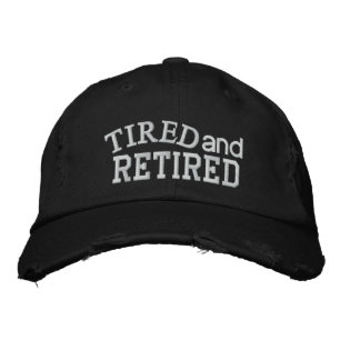 Brodée Casquette de retraite - SRF