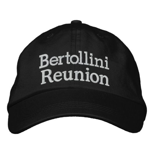 Brodée Casquette de réunion (Devant)