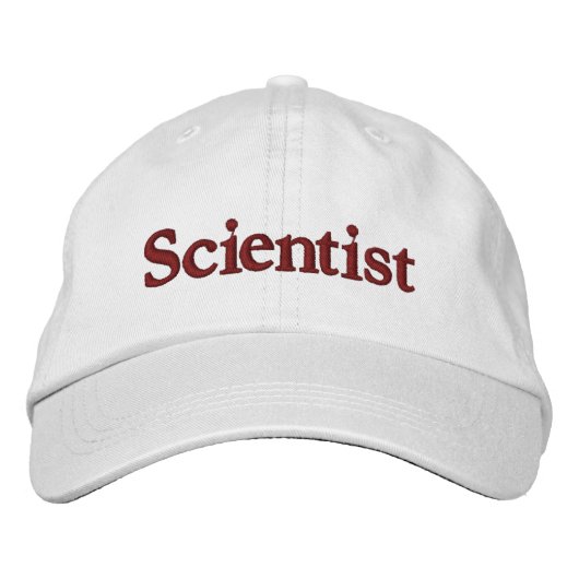 Brodée Casquette de scientifique (Devant)