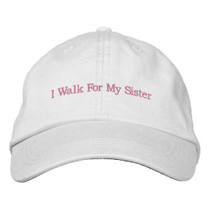 Brodée Casquette de sensibilisation au cancer du sein