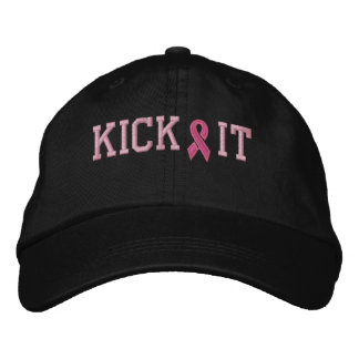 Brodée Casquette de sensibilisation au cancer par SRF
