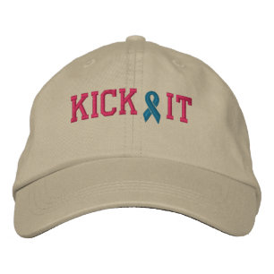 Brodée Casquette de sensibilisation au cancer par SRF