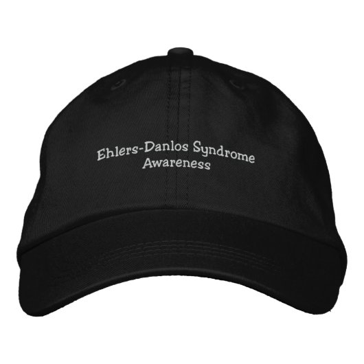 Brodée Casquette de sensibilisation EDS Casquette de base (Devant)