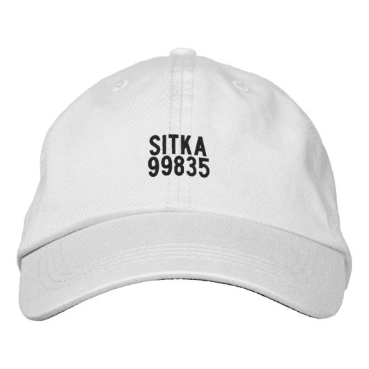 Brodée Casquette de Sitka Alaska (Devant)