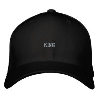 Casquette de style polyvalent noir King Custom - C