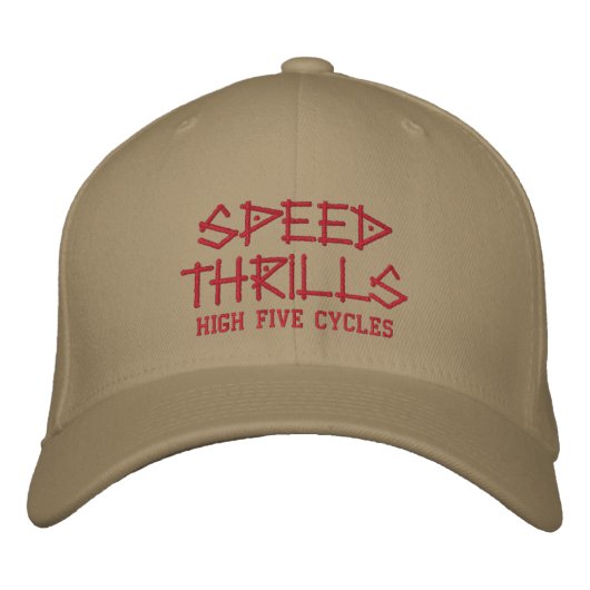 BRODÉE CASQUETTE DE TRAITEMENTS DE VITESSE (Devant)