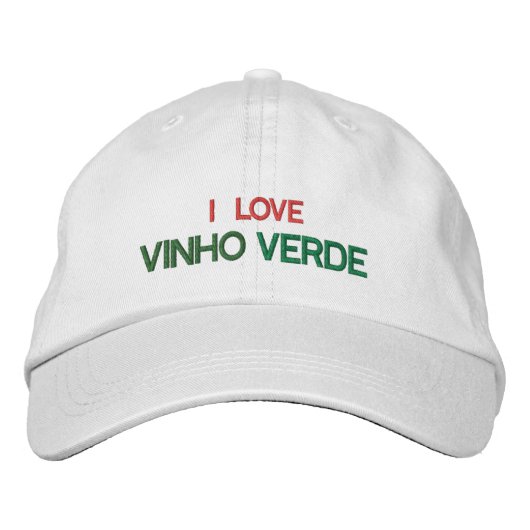 Brodée Casquette de vin portugais (Vinho Verde) (Devant)
