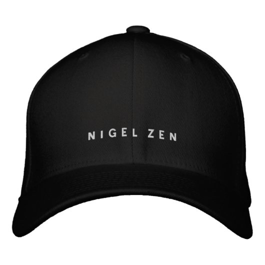 BRODÉE CASQUETTE DE ZEN DE NIGEL (Devant)