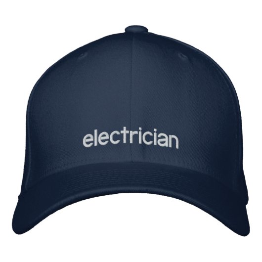 Brodée Casquette d'électricien (Devant)