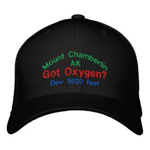 Brodée Casquette d'élévation du mont Chamberlin Alaska