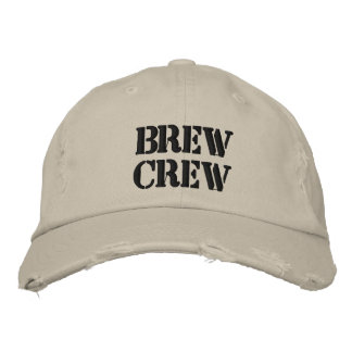 Brodée Casquette D'ÉQUIPAGE DE BREW