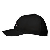 Brodée Casquette des îles Hawaii Noir (Gauche)
