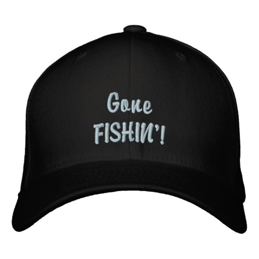 Brodée Casquette des pêcheurs de pêche (Devant)