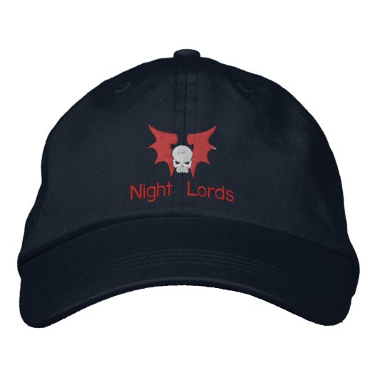 Brodée Casquette des seigneurs de nuit (Devant)
