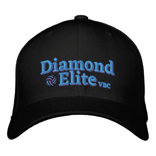 Brodée Casquette Diamond Elite vbc 1 (Devant)