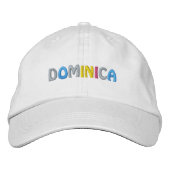 Brodée Casquette DOMINICA (Devant)