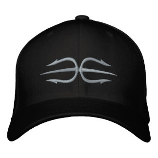 Brodée Casquette double trident