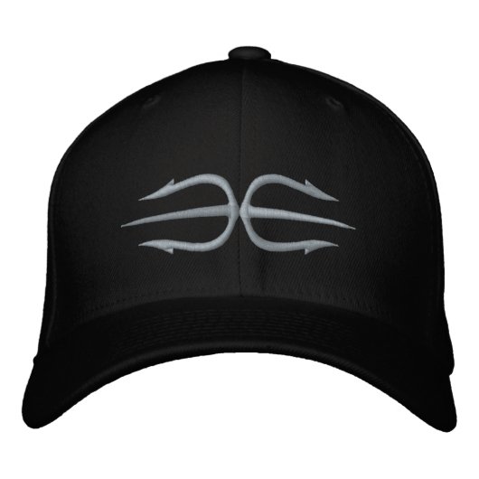 Brodée Casquette double trident (Devant)