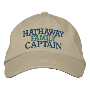 Brodée Casquette du capitaine de famille