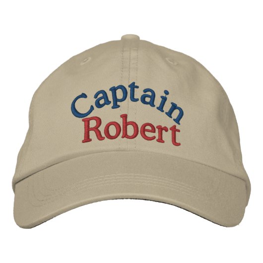 Brodée Casquette du capitaine par SRF (Devant)