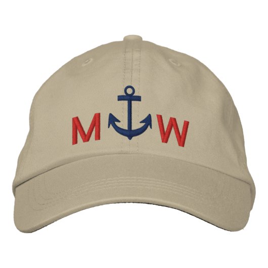 Brodée Casquette du capitaine par SRF (Devant)