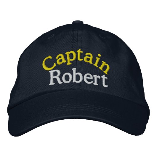Brodée Casquette du capitaine par SRF (Devant)