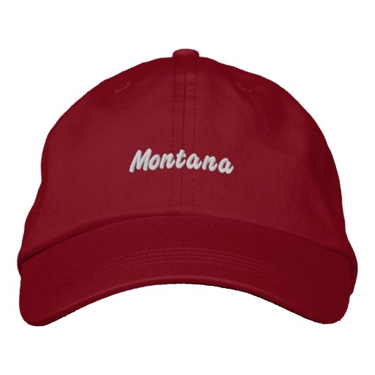 Brodée Casquette du Montana (Devant)