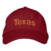 Brodée Casquette du Texas (Devant)