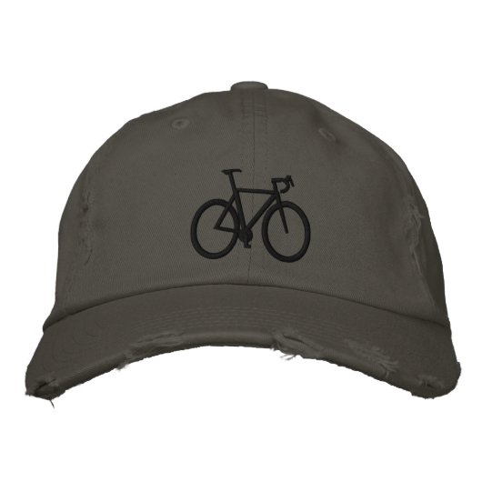 Brodée Casquette du ventilateur cycliste (Devant)