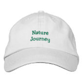 Brodée Casquette du voyage nature (Devant)
