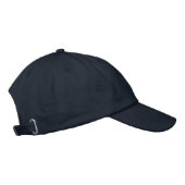 Brodée Casquette en coton réglable Royal Navy King Text (Droite)