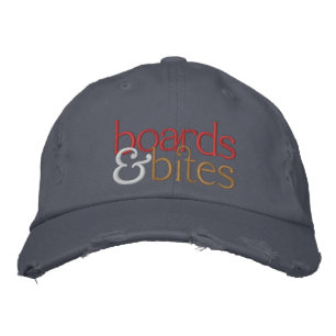 Brodée Casquette en détresse avec logo brodé