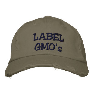 Brodée casquette en détresse élargi de l'OGM étiquette