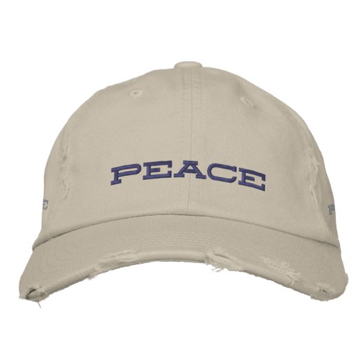 Brodée Casquette en sergé de chino délavé District Thread (Devant)