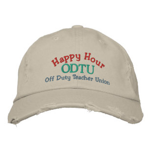 Brodée Casquette enseignant hors service